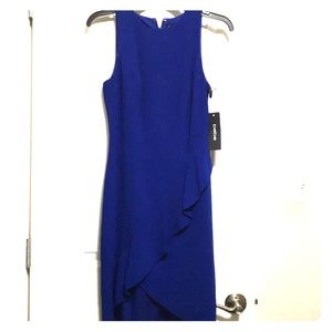 Bebe cobalt blue dress NWT